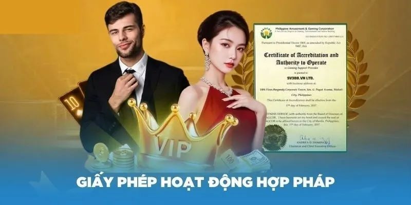Có cấp phép bởi PAGCOR và Isle of Man